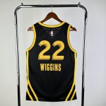 NBA 22 Wiggins Golden State Warriors 2023-24 City Edition Maillot